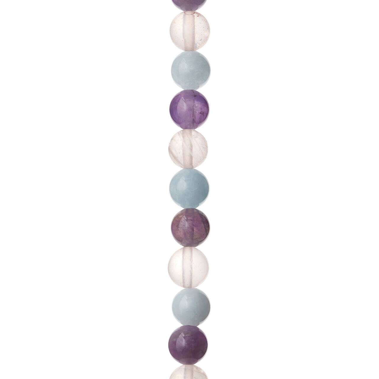 12 Pack: Pink, Lavender & Blue Mixed Round Beads, 8mm by Bead Landing™